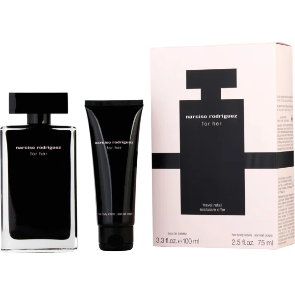 Narciso Rodriguez For Her Narciso Rodriguez 100ML EDT &  Body Lotion